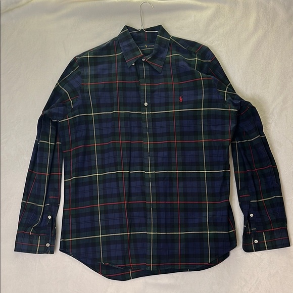 Ralph Lauren Other - Ralph Lauren Navy Blue and Green Casual Button Down Shirt